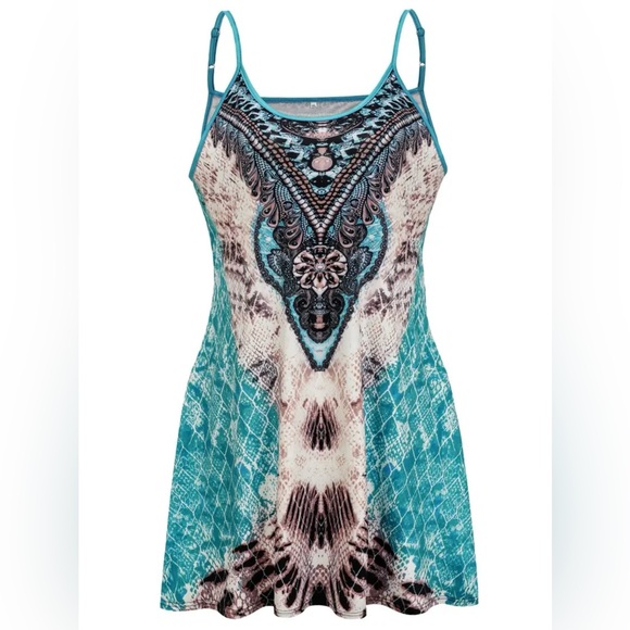 Tribal Inspired Sun Dress, NIB - Picture 3 of 12